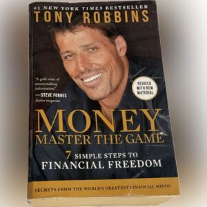 Money Master the Game by Tony Robins Soft Cover Book